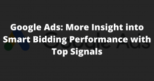 Google Ads-More Insight into Smart Bidding Performance with Top Signals